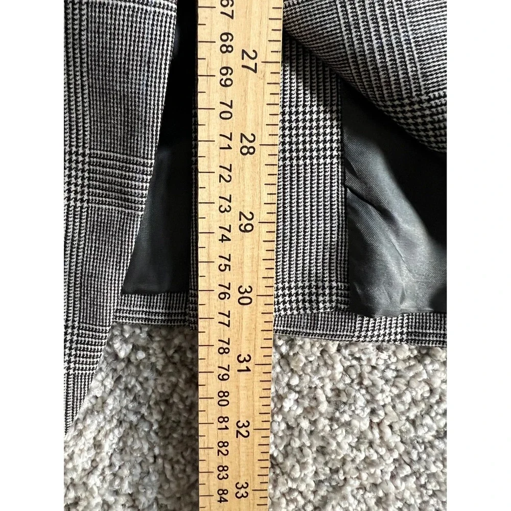 Jos. A. Bank Signature Collection Mens 44R Grey Glen Plaid 100% Wool Blazer Coat